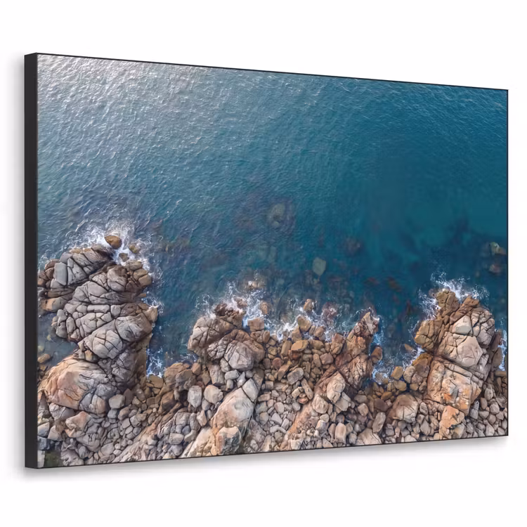 Art Frame - Zee - Kustlijn - Natuur - Abstract - Blauw — 1