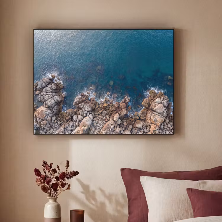 Art Frame - Zee - Kustlijn - Natuur - Abstract - Blauw — 2