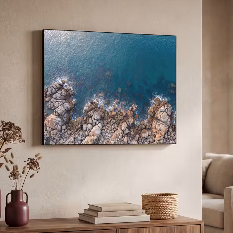 Art Frame - Zee - Kustlijn - Natuur - Abstract - Blauw — 4