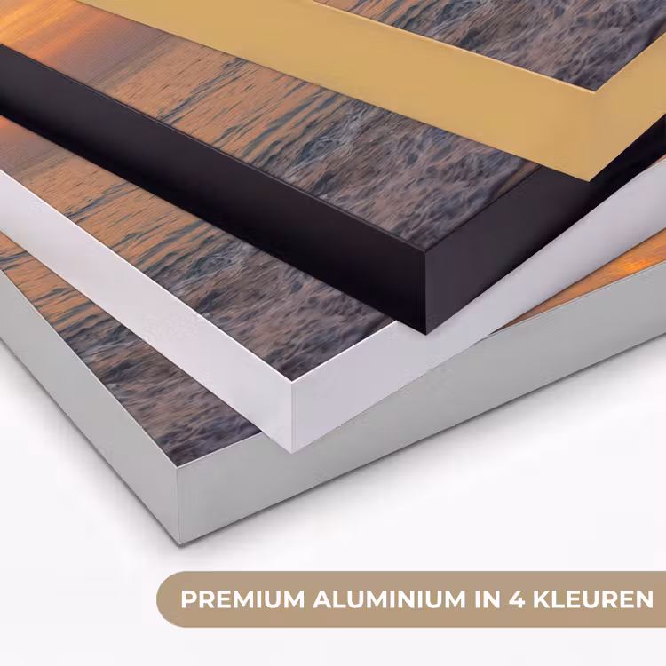 Art Frame - Zee - Zonsondergang - Boot - Natuur - Oranje — 5