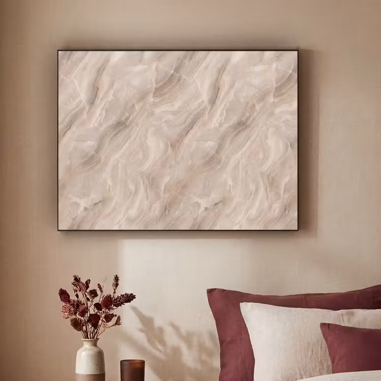 Art Frame - Steen - Golvend - Abstract - Beige — 2