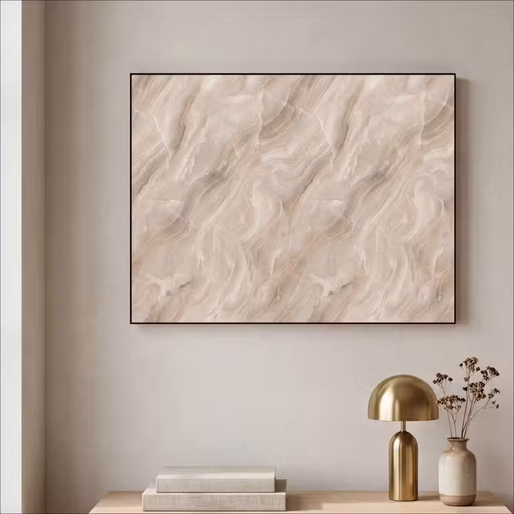 Art Frame - Steen - Golvend - Abstract - Beige — 3