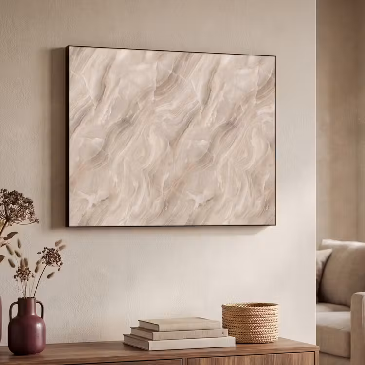 Art Frame - Steen - Golvend - Abstract - Beige — 4