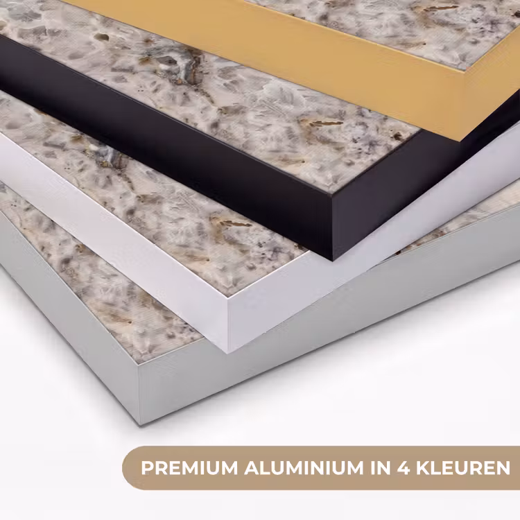 Art Frame - Steen - Textuur - Abstract - Beige - Wit — 5