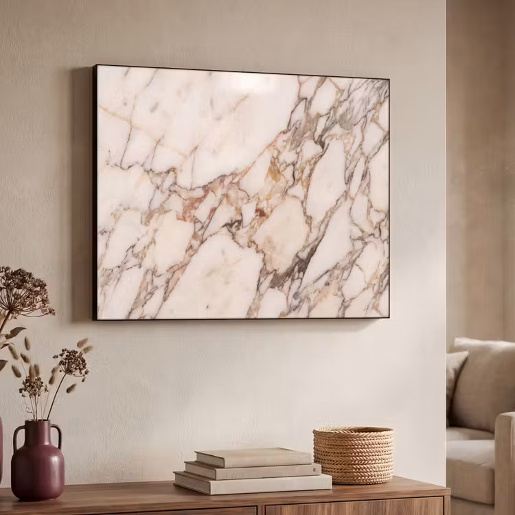 Art Frame - Textuur - Gesteente - Aderen - Abstract - Wit — 4