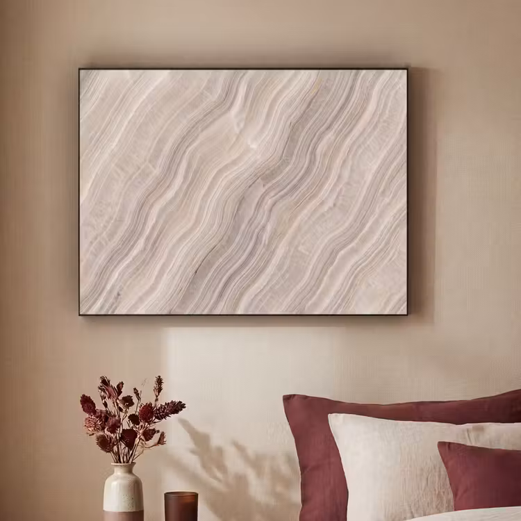Art Frame - Textuur - Golvend - Abstract - Modern - Beige — 2