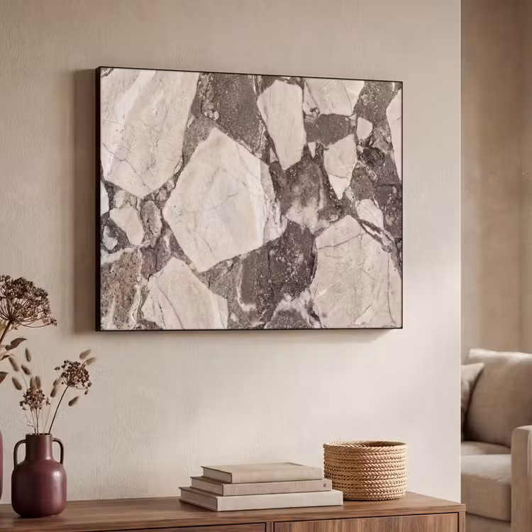 Art Frame - Textuur - Marmer - Abstract - Beige - Bruin — 4