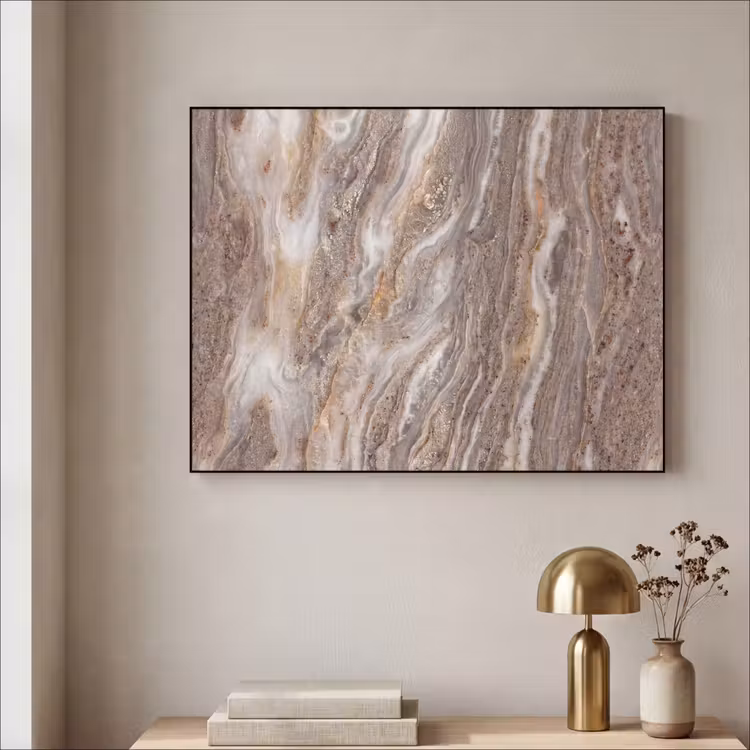 Art Frame - Textuur - Steen - Abstract - Beige — 3