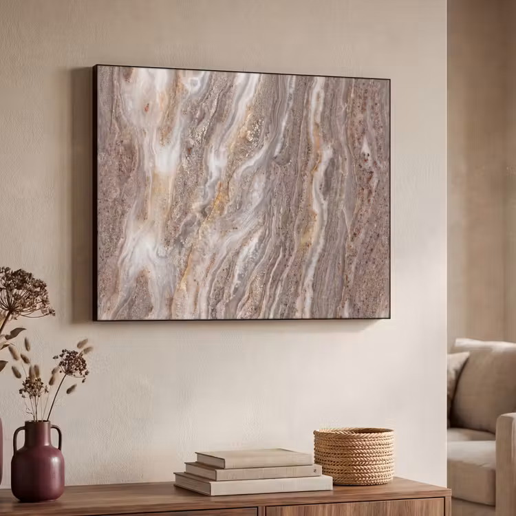 Art Frame - Textuur - Steen - Abstract - Beige — 4