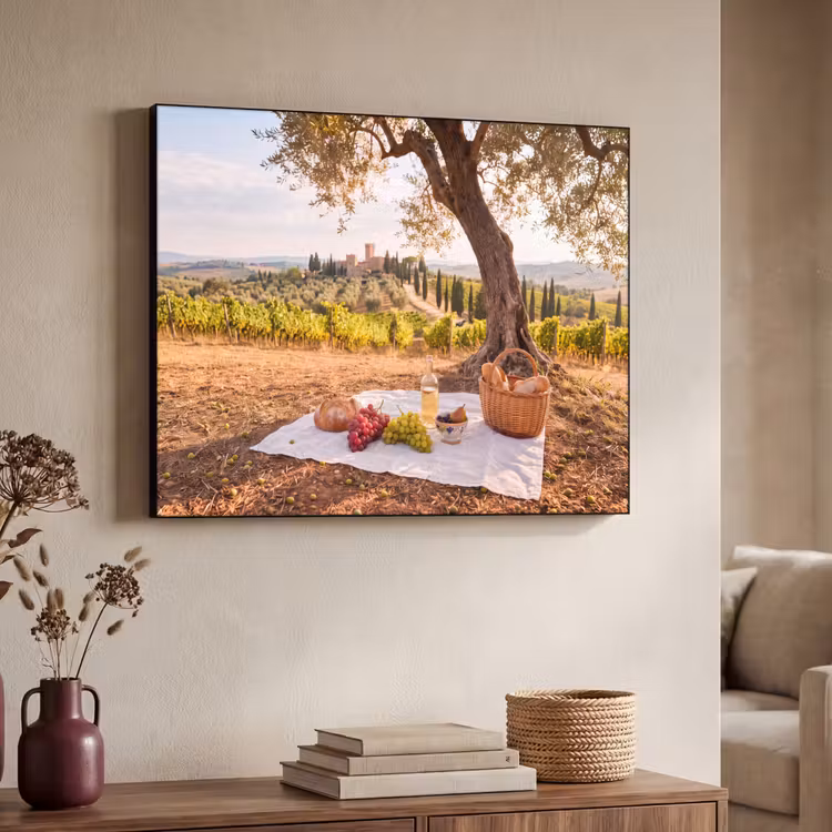 Art Frame - Picknick - Wijngaard - Landschap - Zomer - Eten — 4