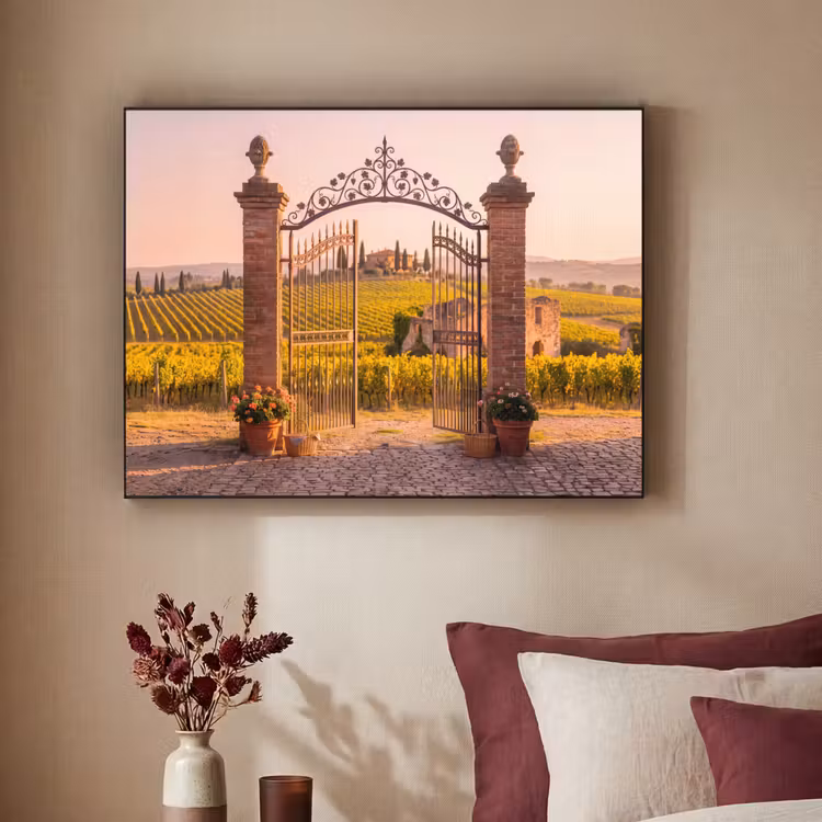Art Frame - Poort - Landschap - Platteland - Zonlicht - Warm — 2