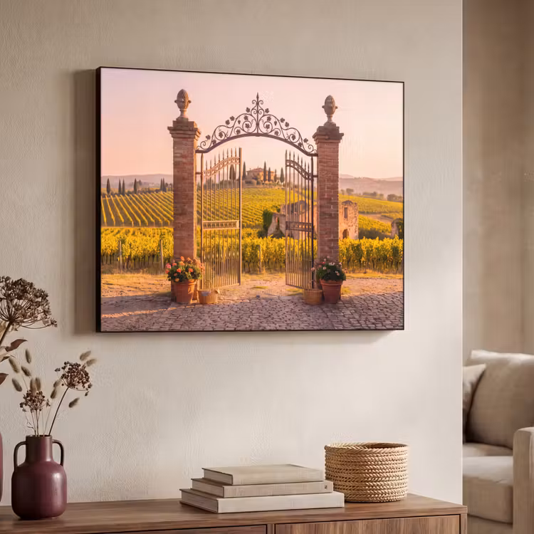 Art Frame - Poort - Landschap - Platteland - Zonlicht - Warm — 4