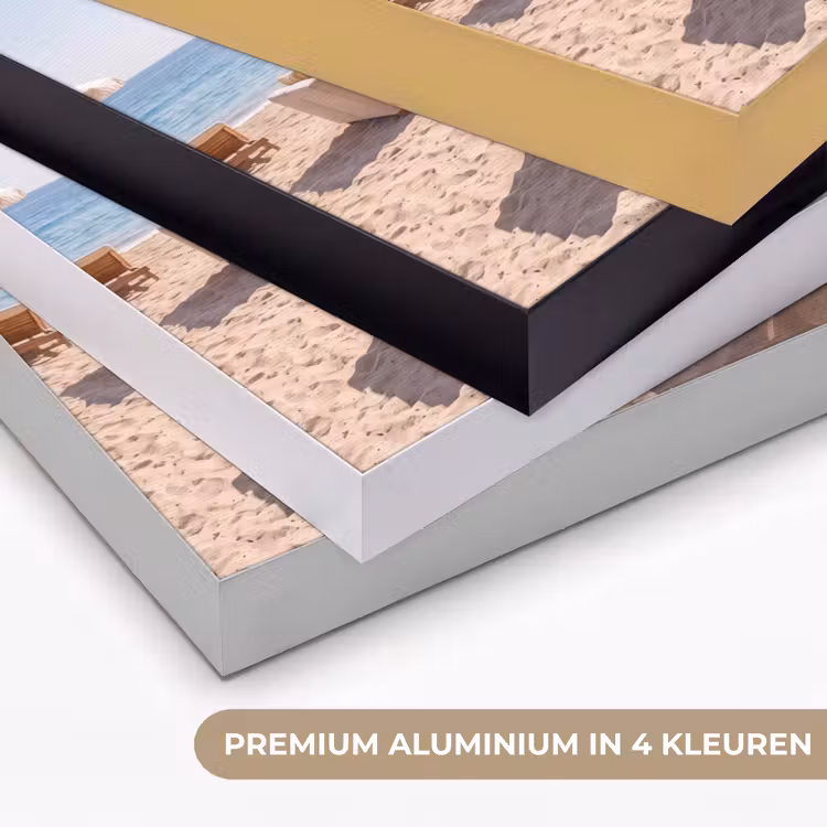 Art Frame - Strand - Ligbedden - Vakantie - Modern - Geel — 5