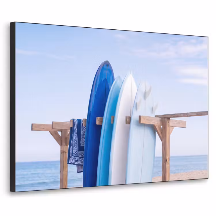 Art Frame - Surfplank - Strand - Zomer - Blauw - Water — 1