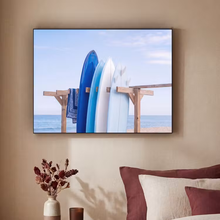 Art Frame - Surfplank - Strand - Zomer - Blauw - Water — 2