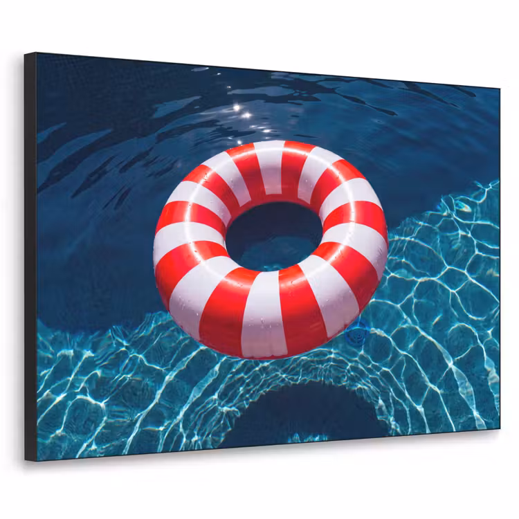 Art Frame - Recreatie - Water - Zomer - Rood - Wit — 1