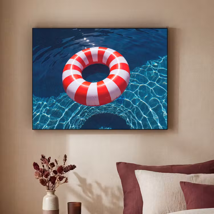 Art Frame - Recreatie - Water - Zomer - Rood - Wit — 2
