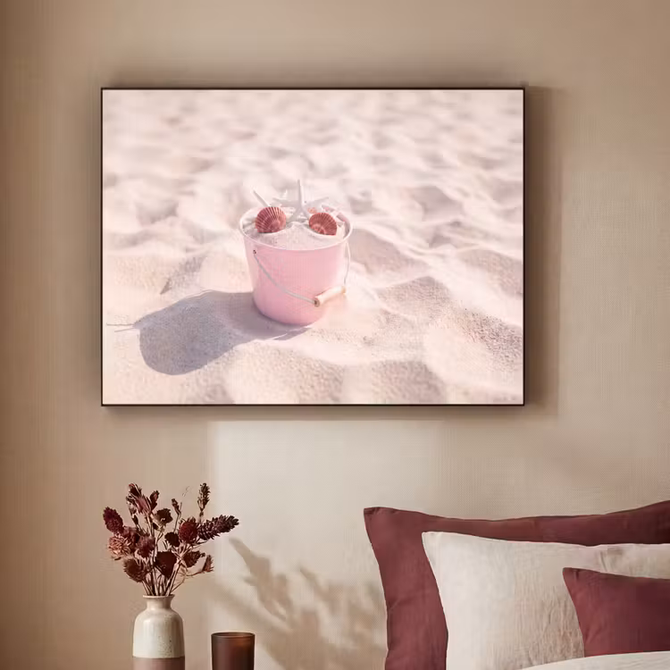 Art Frame - Strand - Schelpen - Zomer - Roze - Decoratie — 2