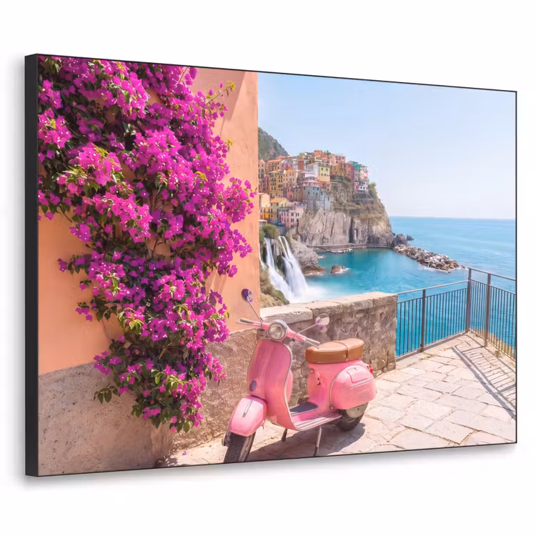 Art Frame - Voertuig - Roze - Kust - Zomer - Reizen — 1