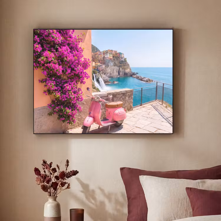 Art Frame - Voertuig - Roze - Kust - Zomer - Reizen — 2
