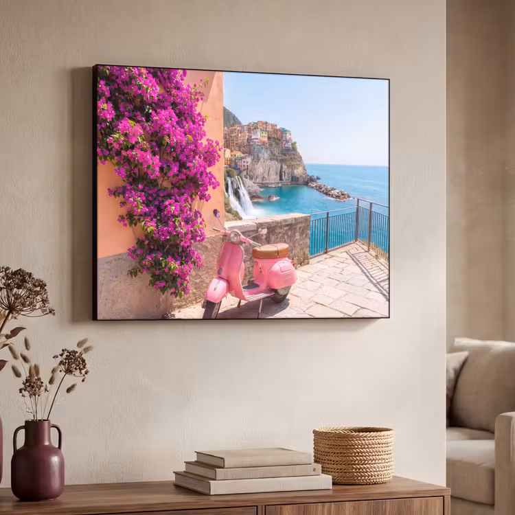 Art Frame - Voertuig - Roze - Kust - Zomer - Reizen — 4