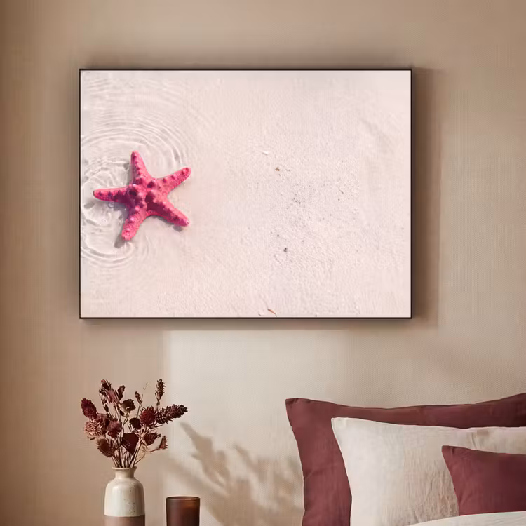 Art Frame - Zeeleven - Zeester - Strand - Roze - Water — 2