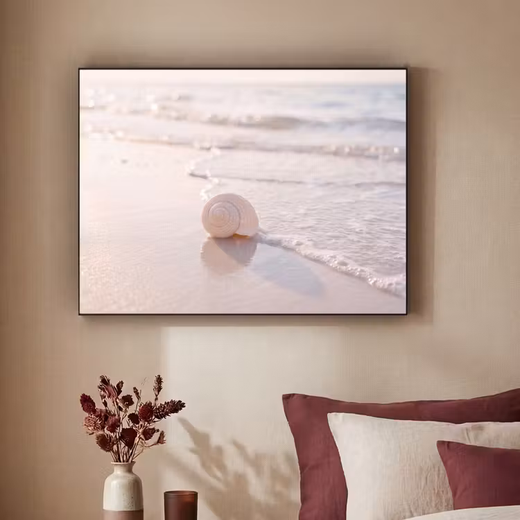 Art Frame - Zeeschelp - Strand - Zee - Natuur - Beige — 2