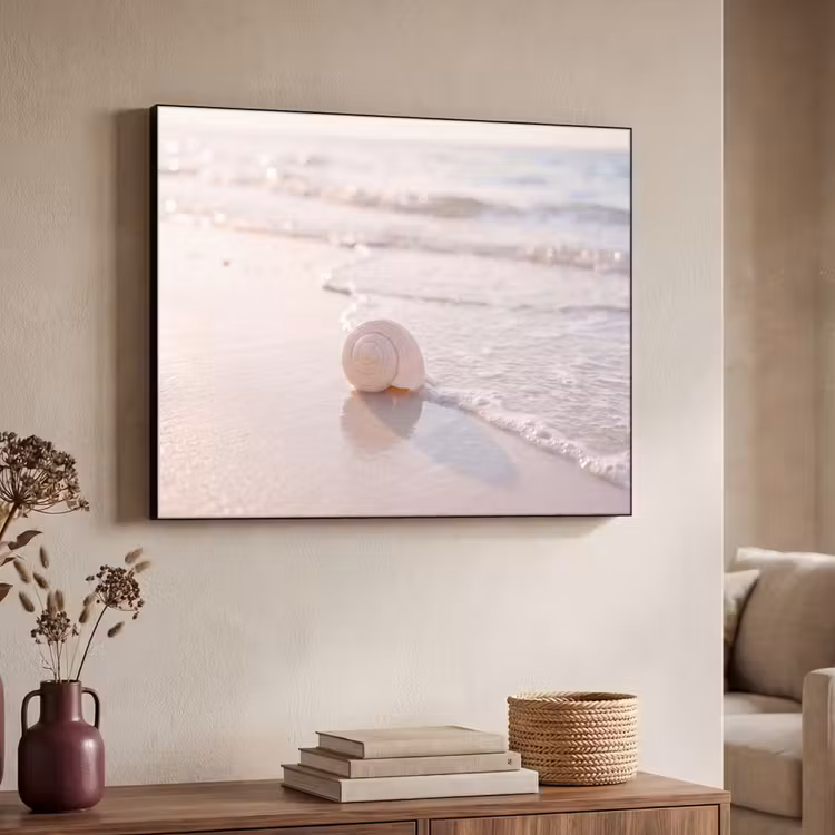Art Frame - Zeeschelp - Strand - Zee - Natuur - Beige — 4