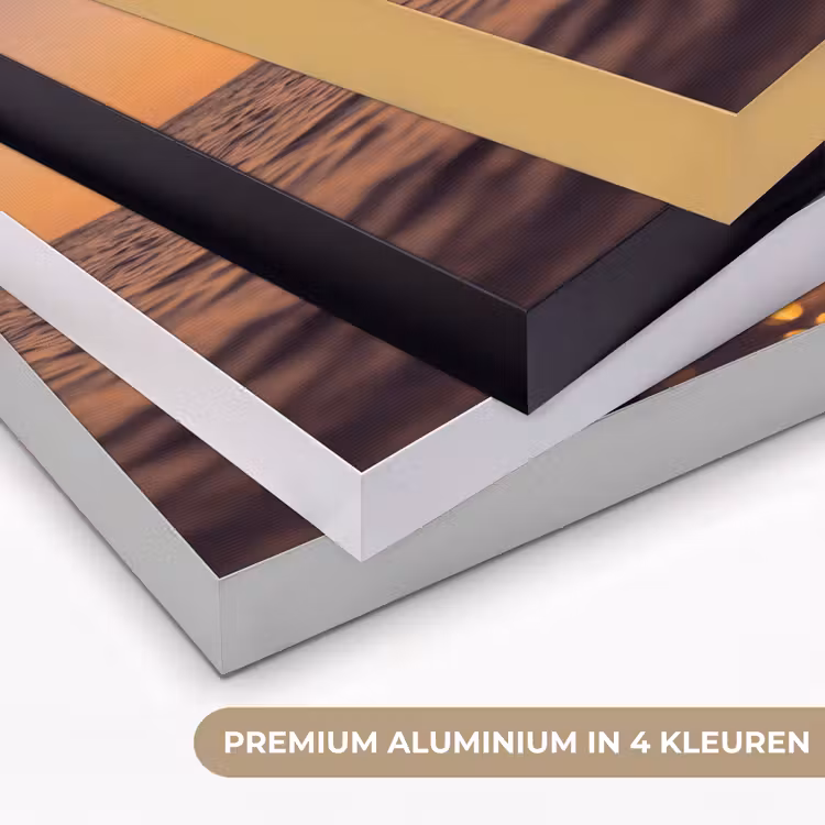 Art Frame - Persoon - Surfen - Zonsondergang - Zee - Oranje — 5