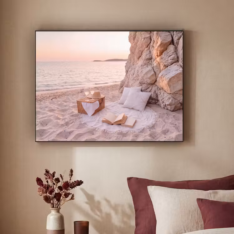 Art Frame - Strand - Picknick - Zonsondergang - Zomer - Natuur — 2
