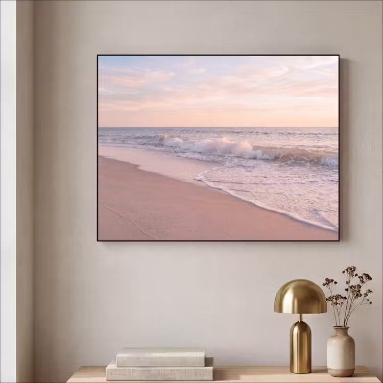 Art Frame - Strand - Zee - Golven - Natuur - Zonsondergang — 3