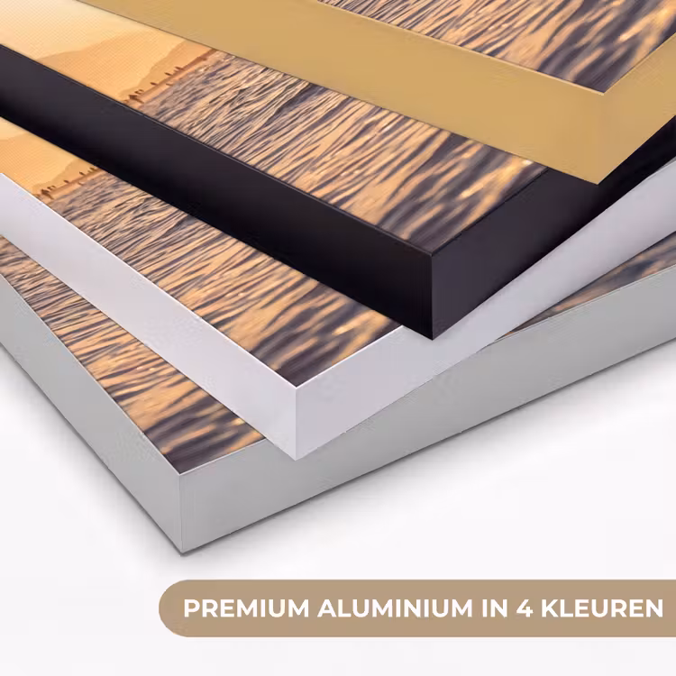 Art Frame - Zee - Golven - Zonsondergang - Kust - Goud — 5