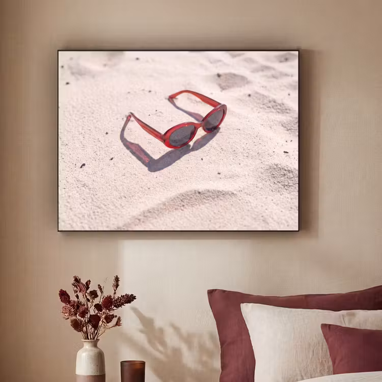 Art Frame - Zonnebril - Strand - Vakantie - Rood — 2