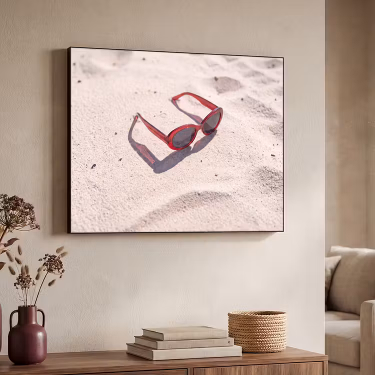 Art Frame - Zonnebril - Strand - Vakantie - Rood — 4