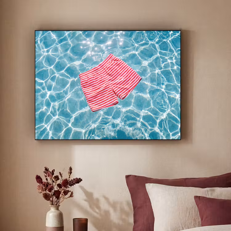Art Frame - Zwemkleding - Gestreept - Water - Zomer - Rood-wit — 2