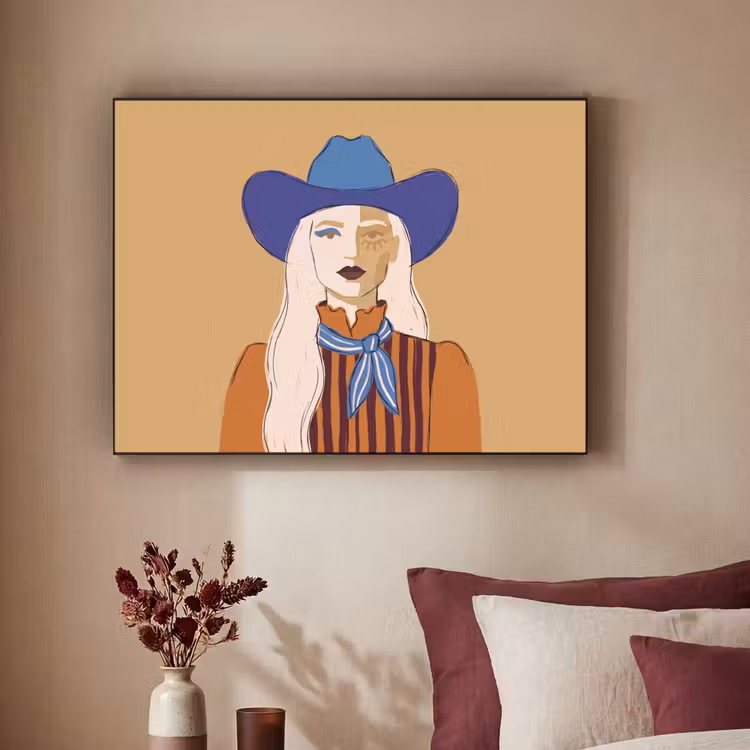 Art Frame - Vrouw - Portret - Abstract - Kleurrijk - Modern — 2