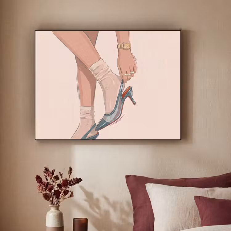 Art Frame - Vrouw - Schoen - Mode - Lifestyle - Groen — 2