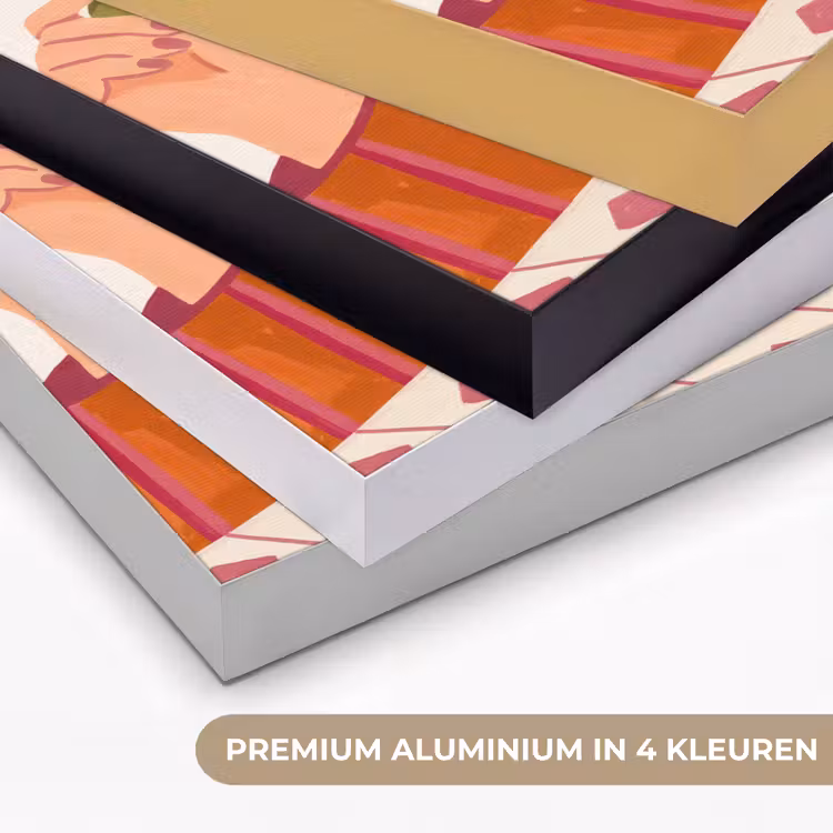 Art Frame - Vrouw - Bril - Cocktail - Illustratie - Modern — 5