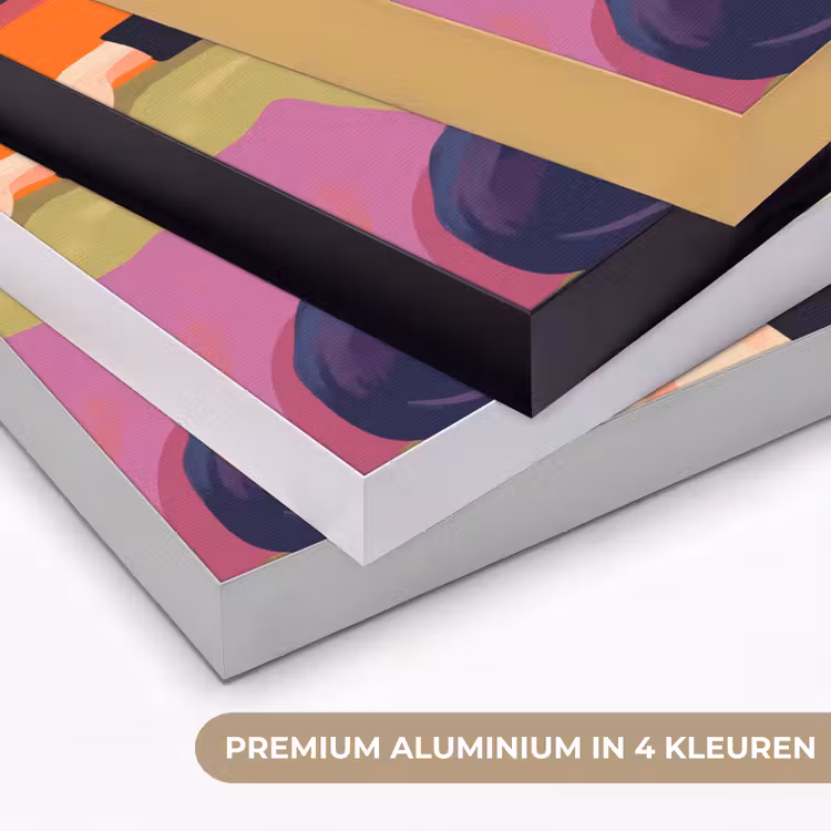 Art Frame - Vrouw - Kat - Interieur - Modern - Kleurrijk — 5