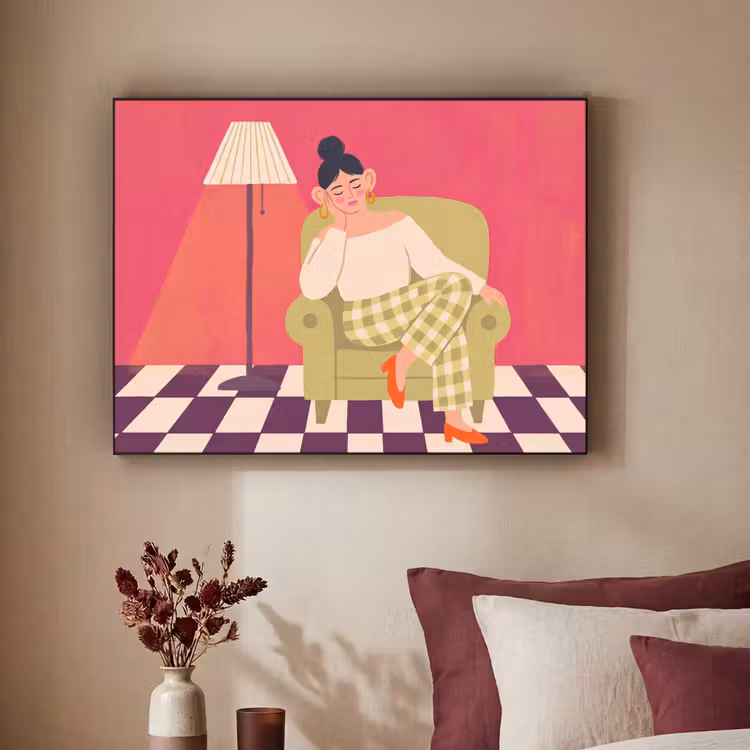 Art Frame - Vrouw - Rust - Interieur - Modern - Kunst — 2