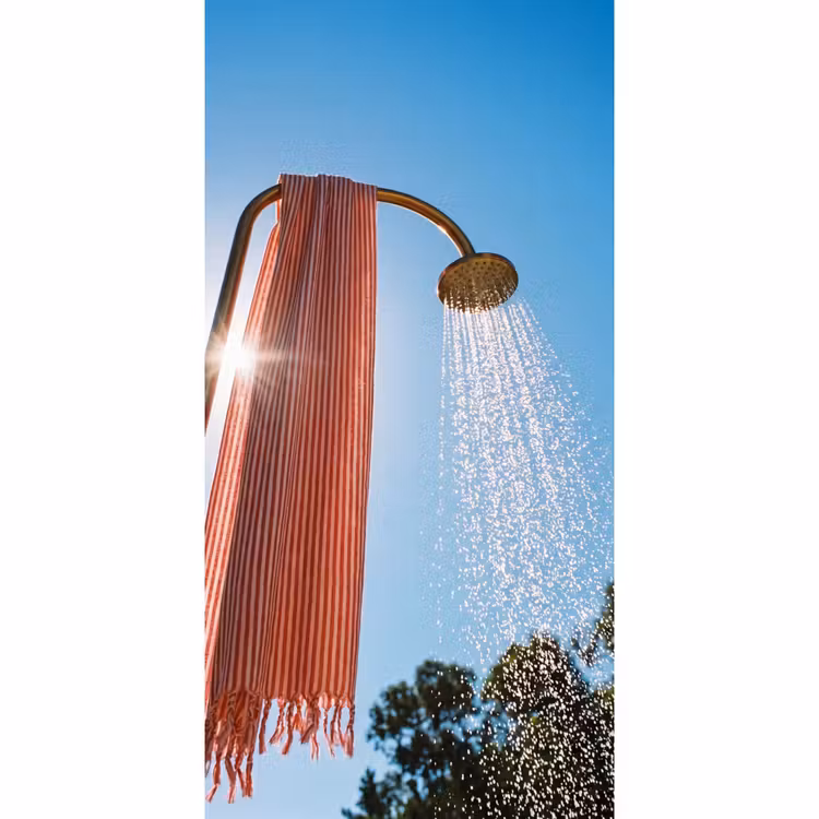 Behang - Douche - Water - Zomer - Blauw — 2