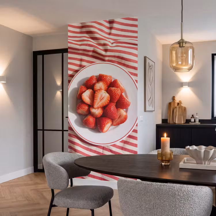 Behang - Eten - Aardbeien - Fruit - Zomer - Rood — 5