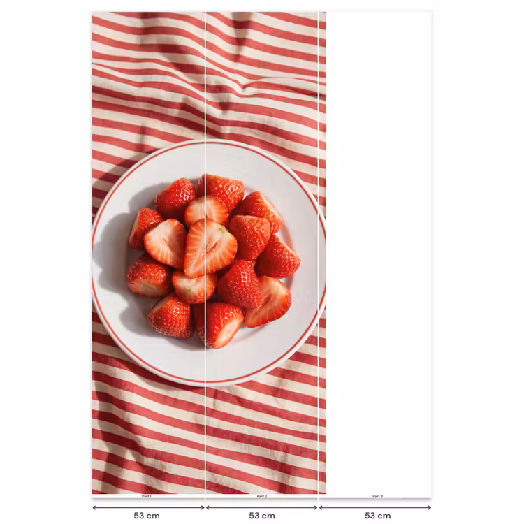 Behang - Eten - Aardbeien - Fruit - Zomer - Rood — 6