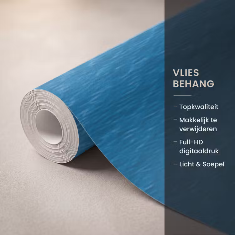 Behang - Boot - Jachthaven - Water - Zomer - Blauw — 3