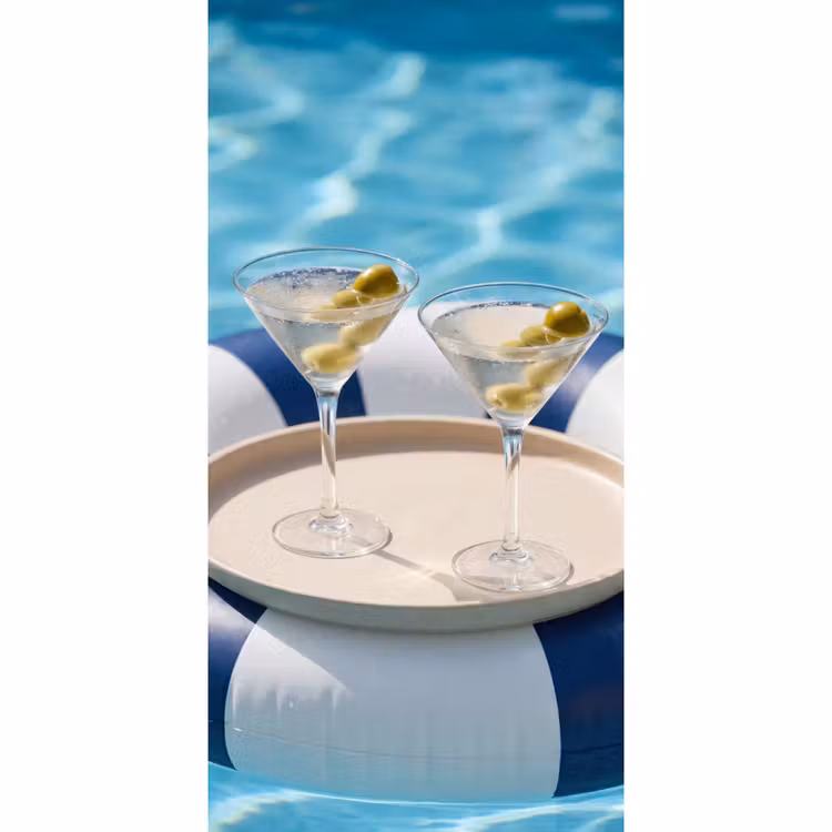 Behang - Cocktail - Zwembad - Zomer - Blauw — 2
