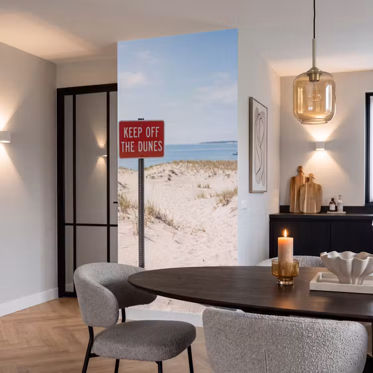Behang - Duin - Bord - Kust - Landschap - Rood — 5
