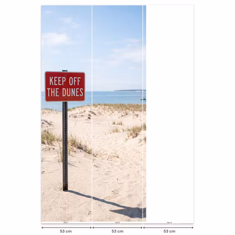 Behang - Duin - Bord - Kust - Landschap - Rood — 6