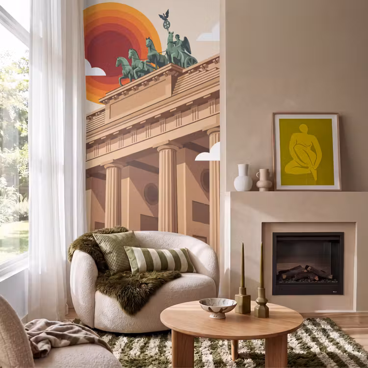 Behang - Architectuur - Brandenburg - Berlijn - Zonsondergang - Historisch — 1