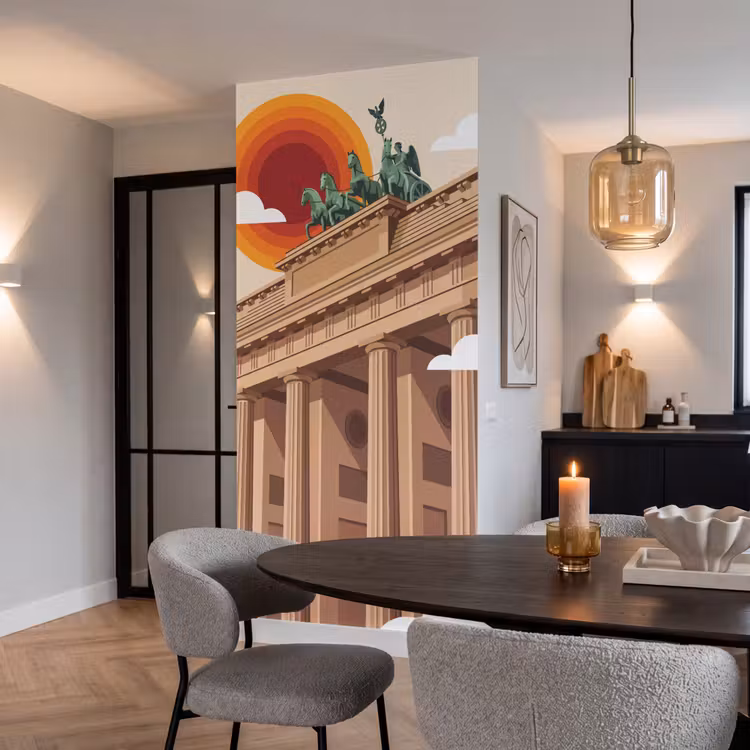 Behang - Architectuur - Brandenburg - Berlijn - Zonsondergang - Historisch — 5