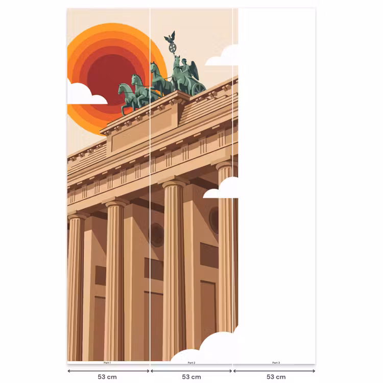 Behang - Architectuur - Brandenburg - Berlijn - Zonsondergang - Historisch — 6